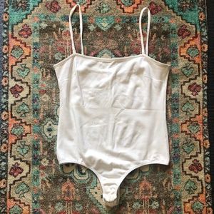 Free People Square Neck Bodysuit - White